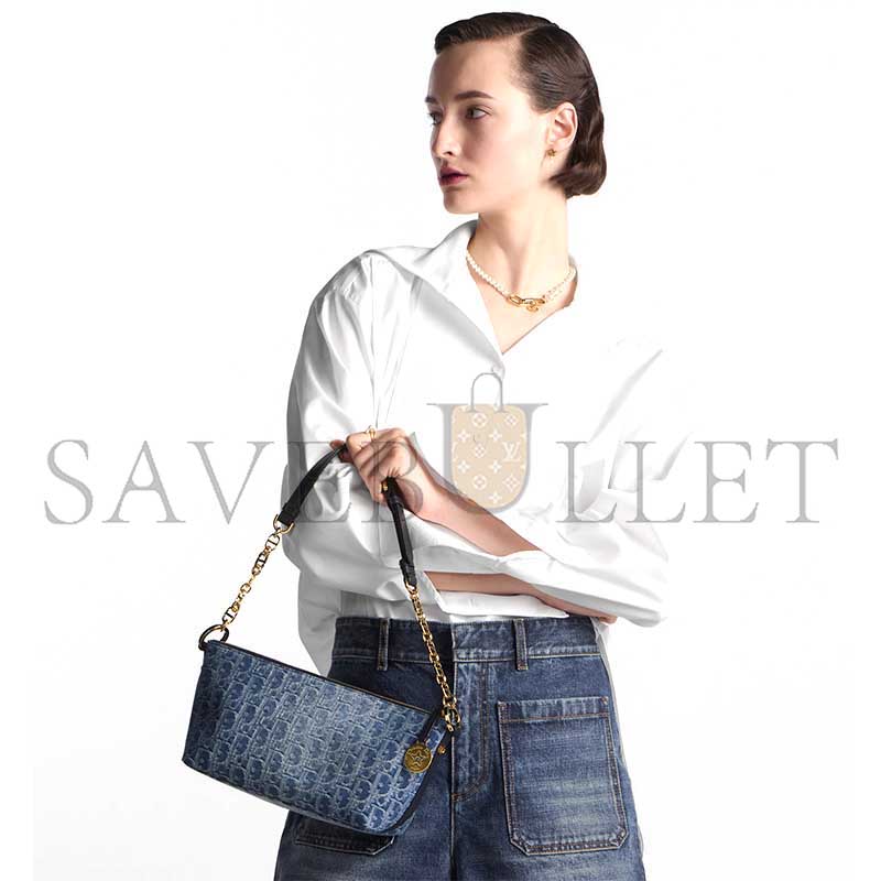 D*or D*orstar hobo bag with chain s3202udce_m49e (28.5*14.5*10cm)